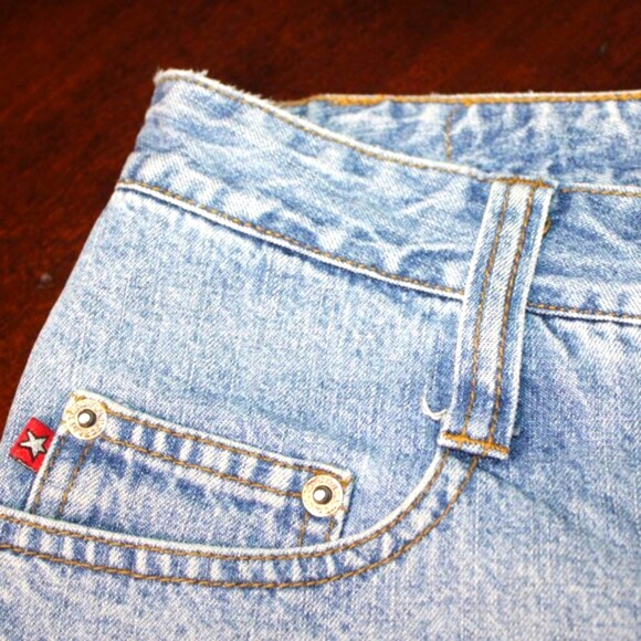 Vintage Zana-Di High-Waisted Denim Shorts - Size 9/10 - 90s Fashion, Retro Style - Picture 5 of 9